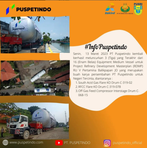  THE LAST EQUIPMENTS OF THE RDMP UV BALIKPAPAN PROJECT